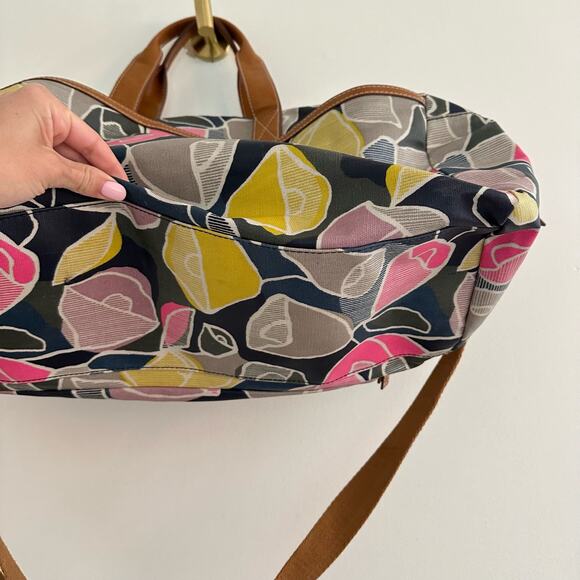 Fossil Eliza Weekender Floral Duffel Tote Bag Multicolor - Picture 6 of 12
